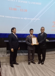 Иштироки курсантони Академияи ВКД дар Ҳамоиши ҷавонон