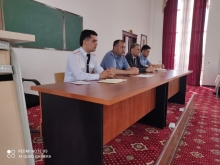 Вохӯрии роҳбарияти Академия ва Шӯрои ҷавонон бо курсантон