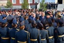 Лидер нации Эмомали Рахмон открыл здание факультета №4 Академии МВД в городе Худжанде