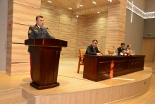 Вохӯрии хотирмон бо донишҷӯёну устодони факултети ҳуқуқшиносии Донишгоҳи миллии Тоҷикистон