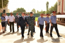 Familiarization of the Minister of the Interior with landscaping and creative work
