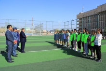 Мусобиқаи футболи хурд байни донишҷӯ духтарони вилояти Суғд