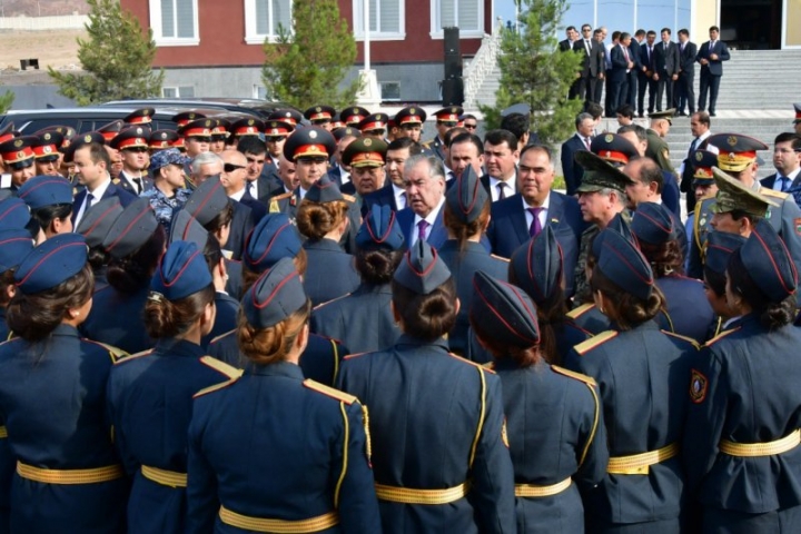Лидер нации Эмомали Рахмон открыл здание факультета №4 Академии МВД в городе Худжанде